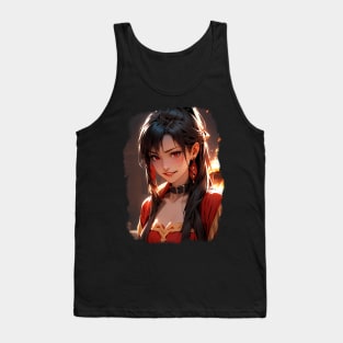 Portrait of a Chinese Girl Tank Top